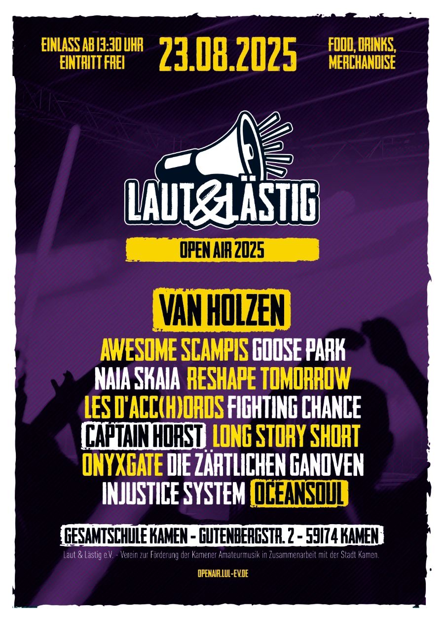 Plakat vom Open Air